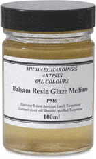 Balsam Resin Glaze Medium Michael Harding 100ml