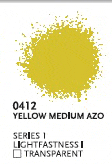 Yellow Medium Azo Liquitex Spray Paint 400ml Can - Click Image to Close