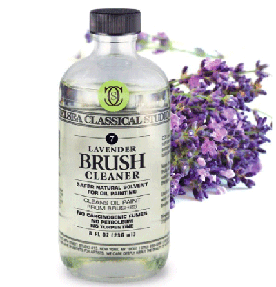 Chelsea Classic Lavender Brush Cleaner 118ml - Click Image to Close