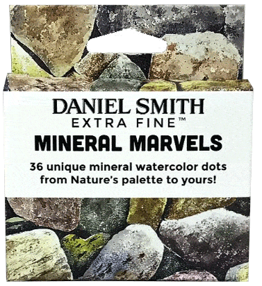 DANIEL SMITH 36 Color Mineral Marvel Watercolor Dot Card Box Set - Click Image to Close