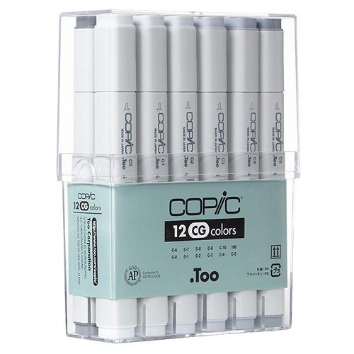 Copic Marker Cool Grey Set 12 - Click Image to Close