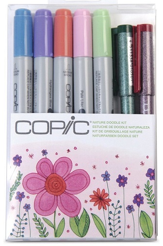 Copic Ciao Nature Doodle Kit - Click Image to Close