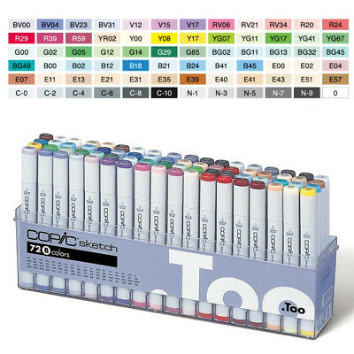 Copic Sketch Markers Set A Set of 72