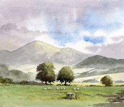 Summer Landscapes in Watercolour by David Bellamy - Click Image to Close