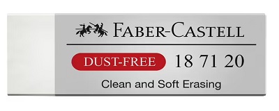 Faber Vinyl Eraser Dust Free Large (with Sleeve)