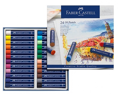 Faber Castell Studio Oil Pastel Set 24 - Click Image to Close