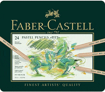 Faber-Castell Pitt Pastel tin of 24 - Click Image to Close