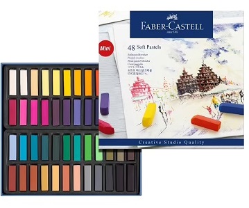 Faber Castell Studio Mini Soft Pastel Set 48 - Click Image to Close