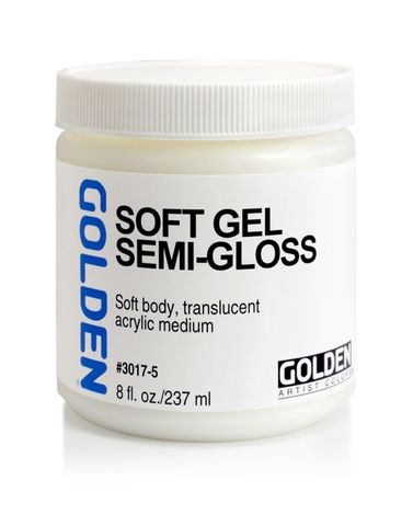 Soft Gel (Semi-Gloss) Golden 236ml - Click Image to Close
