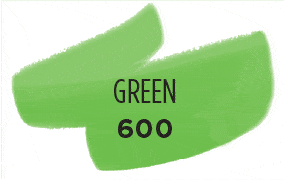 Green 600 Ecoline Brush Pen - Click Image to Close