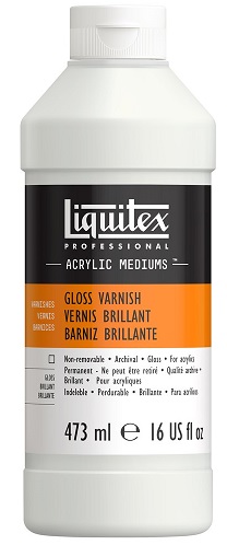 Liquitex Gloss Varnish 473ml - Click Image to Close