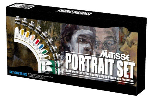 Matisse Structure Acrylic Set Portrait Colours - Click Image to Close