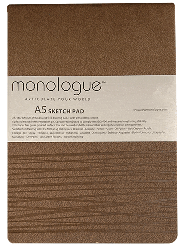 Monologue Sketch Pad Taupe A4 - Click Image to Close