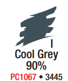 Cool Grey 90% Prismacolour PC1067