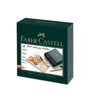 Faber Castell Pitt Artist Pens Set 24