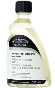 thumbnail interactive-video image 1 of Winsor & Newton Artists Retouching Varnish - 500ml Bottle For Oil Painting Protection 1 of 6