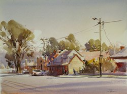 Summer Light in Watercolour by Ross Paterson