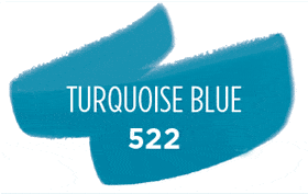 Turquoise Blue 522 Ecoline Brush Pen - Click Image to Close