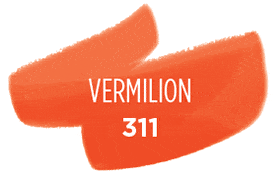 Vermilion 311 Ecoline Brush Pen