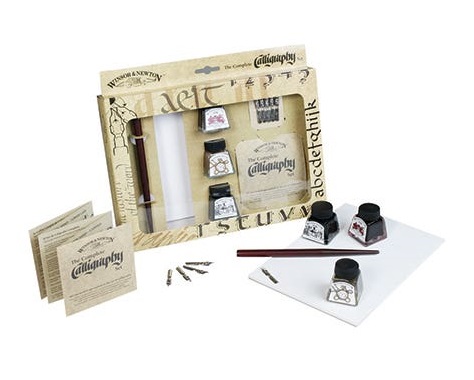 Winsor & Newton Complete Calligraphy Set - Click Image to Close
